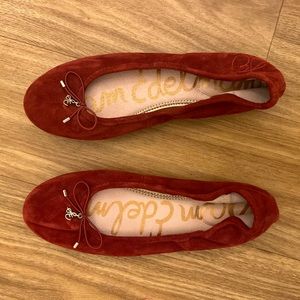 Sam Edelman Canyon Orange Ballet Flats